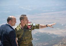 نفتالي بينت مع أمير برعام رئيس المنطقة الشمالية