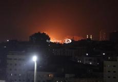 قصف اسرائيلي على غزة