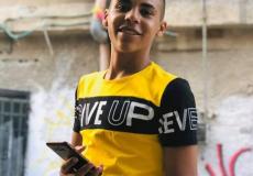 استشهاد الفتى عماد حشاش في بلاطة