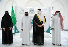 الأمير فيصل بن خالد خلال مشاركته في كلية الشمال للتمريض