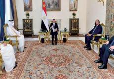الرئيس المصري يستقبل وزير خارجية قطر في القاهرة - أرشيف