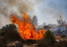 حريق في قاعدة عسكرية اسرائيلية