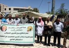 هيئة الاسرى تنظم وقفة دعم واسناد للأسرى المضربين عن الطعام في الخليل