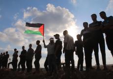 خلال المشاركة الجماهيرية على الحدود الشرقية لمدينة غزة السبت الماضي