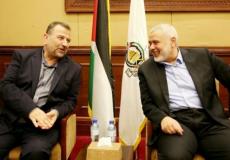 اسماعيل هنية وصالح العاروري