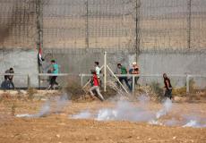 حدود غزة يوم السبت الماضي