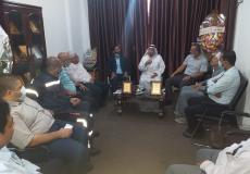 اجتماع نواب شمال غزة مع اداة شركة الكهرباء