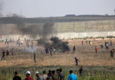 مسيرات غزة يوم أمس على الحدود الشرقية للقطاع