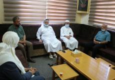 تربية الوسطى تستقبل وفداً من المجلس التشريعي بالوسطى