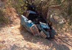 مصرع مواطن جراء انقلاب جرار زراعي كان يقوده في نابلس