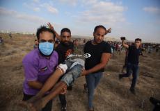 اصابة فلسطيني برصاص الاحتلال شرق غزة