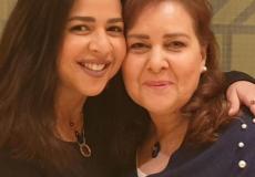 ايمي سمير غانم ووالدتها الفنانة دلال عبد العزيز