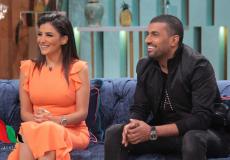 المخرج محمد سامي وزوجته مي عمر