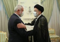 إسماعيل هنية يلتقي بالرئيس الإيراني الجديد