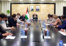 لقاء رئيس الوزراء محمد اشتية بقناصل وممثلي الدول الأوروبية