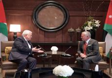 الرئيس عباس يصل عمان ويجتمع مع العاهل الأردني