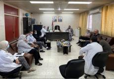 اجتماع وزيرة الصحة مي الكيلة في مستشفى رفيديا