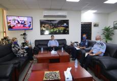 اللواء حازم عطا الله مدير عام الشرطة يبحث سبل التعاون مع رئيسة بعثة الشرطة الأوروبية