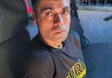 محمود العارضة لحظة اعتقاله أمس الجمعة