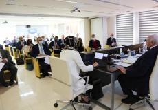 لقاء شكري بشارة ممثلي الدول والجهات المانحة