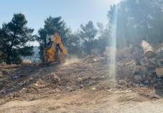 أعمال تجريف بالمقبرة اليوسفية صباح اليوم