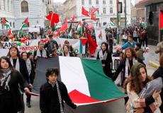 مسيرات تضامنية مع الشعب الفلسطيني - أرشيف