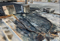 حريق جمعية الروضة في الكويت