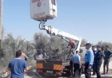 شرطة غزة تضبط "كوابل كهرباء" غير شرعية في المنطقة الحدودية
