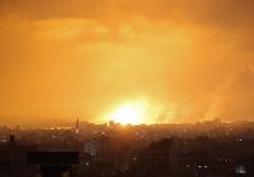 قصف اسرائيلي على قطاع غزة - ارشيف