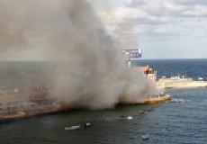 حريق في مطاعم بالإسكندرية