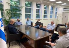 نفتالي بينت مع رؤساء المستوطنات في الضفة