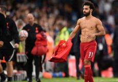 محمد صلاح خلال مباراة فريقه ضد ليدز