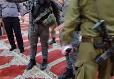 اقتحام الاحتلال للحرم الإبراهيمي بالأحذية