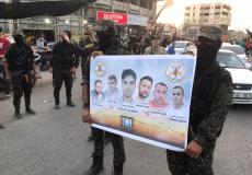 سرايا القدس تنظم عرضاً عسكرياً وسط قطاع غزة دعما للأسرى