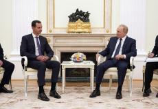 لقاء يجمع بين الرئيس الروسي والرئيس السوري في موسكو