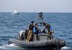 زورق حربي إسرائيلي قبالة المياه الإقليمية اللبنانية - أرشيف