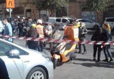 من مكان الحادث في القدس
