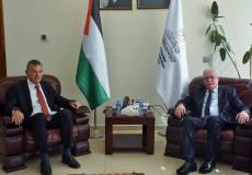 رياض المالكي وفيليب لازاريني