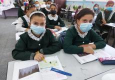 انتظام الدراسة مع بدء الفترة الثانية من الفصل الأول في غزة