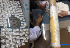 الشرطة تحبط محاولة تهريب أكثر من 16 ألف حبة كبتاجون مخدرة في الخليل