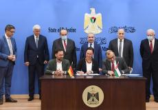 توقيع اتفاقيتي دعم من ألمانيا