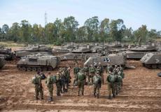 الجيش الإسرائيلي على حدود غزة - أرشيف