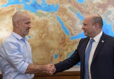 بينيت مع رئيس الشاباك الجديد