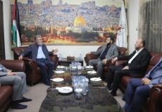 زياد النخالة يستقبل وفداً من حركة حماس