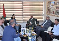 أحمد أبو هولي خلال اللقاء