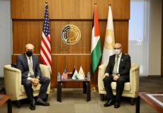 لقاء محافظ سلطة النقد مع نائب مساعد وزير الخارجية الأمريكي