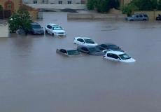 إنقاذ شخصين في صحم وانهيار جزئي لمنزلين في السويق