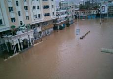 سيول وفيضانات في اليمن