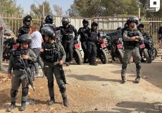 قوات الاحتلال حشدت نفسها أمام المقبرة اليوسفية