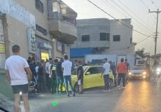 من مكان الجريمة (تصوير شاهد عيان)